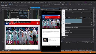 WebView in XamarinForms using Visual Studio 2019  Getting Started [upl. by Sucramej]