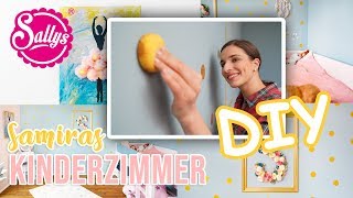 Raumdekoration fürs Kinderzimmer  DIY Ideen  Tipps amp Tricks  Sallys Welt [upl. by Ardien754]