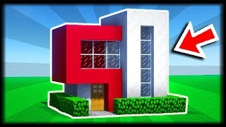 COMMENT CONSTRUIRE UNE MAISON MODERNE  🏠🏠 Tuto Build Minecraft [upl. by Llednol]