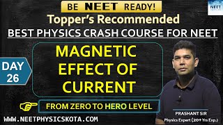 MAGNETIC EFFECT amp MOVING CHARGES  NEET Physics Crash Course  NCERT Physics Class 12 [upl. by Akilaz143]