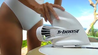 BOOSTSURF  Worlds First Electric Surfboard Fin [upl. by Nysa]