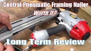 Central Pneumatic Framing Nailer  Long Term Review Harbor Freight [upl. by Cappella888]