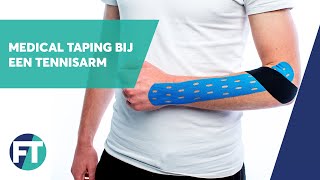 Tenniselleboog muisarm of RSI tapen  Medical Taping  FysioTape [upl. by Donoho]