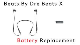 Tutorial How To Repair Replace Broken Bad Battery Beats X Wireless Earbuds [upl. by Ocsinarf]