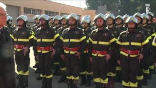 Mattarella alla festa del Corpo Nazionale Vigili del Fuoco [upl. by Releehw448]