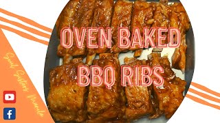 Easy OvenBaked BBQ Ribs [upl. by Feldt181]