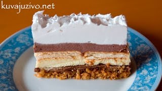 Kinder torta  Najlepša posna torta [upl. by Halsted]