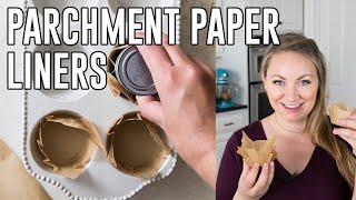 How to Make Parchment Paper Liners [upl. by Acnaib492]