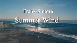 Frank Sinatra  Summer Wind HD lyrics [upl. by Nnyltiak820]