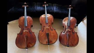 3 STRADIVARI CELLOS  SOUND COMPARISON  SUBS EN ESPAÑOL [upl. by Janella]