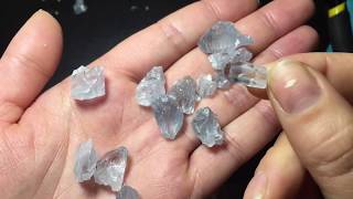 How to Wire Wrap Tiny Crystals  Celestite [upl. by Marchall572]