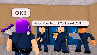 I Went To Police School To Become A Cop The Cops Were Dumb Roblox [upl. by Kacy148]