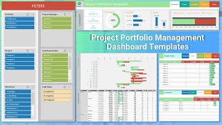 Project Portfolio Management Dashboard Templates [upl. by Ecinaj]