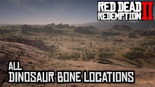 RDR2 All Dinosaur Bones Red Dead Redemption guide [upl. by Qifar519]