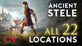 Assassins Creed Odyssey  All Ancient Stele Locations and Solutions [upl. by Virge]