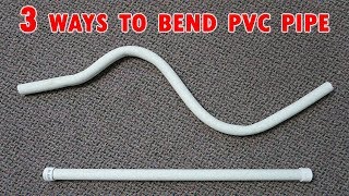 How to Bend PVC Pipe With No Tools [upl. by Kcuhc]