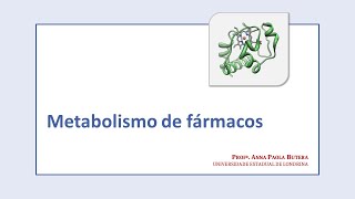 Metabolismo de fármacos [upl. by Mala]