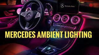 Mercedes Benz Parking Lights and Interior Ambient Lighting [upl. by Fidelio]