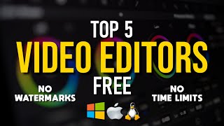 Top 5 Best FREE VIDEO EDITING Software [upl. by Siekram]