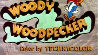 Woody Woodpecker  Three Little Woodpeckers super 8 print and Recreated titles [upl. by Ennairrek]