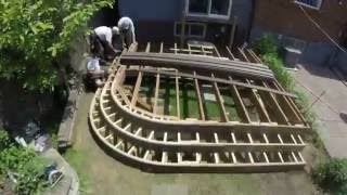 TruNorth Decking  Curved Deck  Fence Timelapse Build [upl. by Flyn]