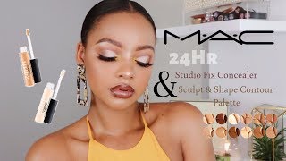 MAC 24Hr Concealer amp Sculpting Palette Review  MIHLALI N [upl. by Scheck]