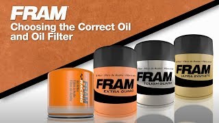 FRAM®  Choosing the Correct Oil amp Oil Filter [upl. by Gar]