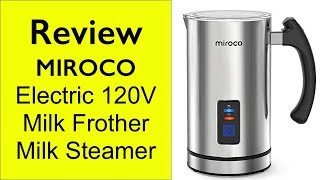 Review Miroco Milk Frother  How to make froth milk at home [upl. by Notlil507]