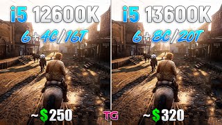 Core i5 12600K vs Core i5 13600K  Test in 10 Games [upl. by Jolda]