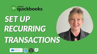 How to set up Recurring Transactions in QuickBooks Online  My Cloud Bookkeeping [upl. by Dianuj]