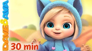 🍉 Baby Videos  Cartoon  Nursery Rhymes by Dave and Ava 🍉 [upl. by Zales]