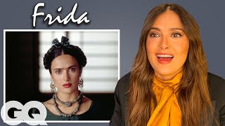 Salma Hayek Breaks Down Her Most Iconic Characters  GQ [upl. by Longan]