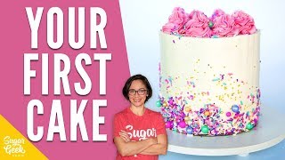 How to Decorate Your First Cake [upl. by Introc]