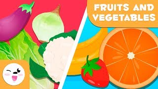 Learn Fruits And Vegetables  Vocabulary For Kids [upl. by Willi]