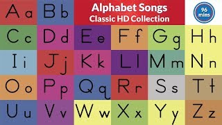 Alphabet Songs  ABC Song Collection  Teach the Letters and Sounds [upl. by Epuladaugairam103]