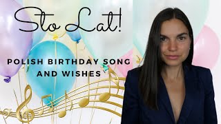 STO LAT How to sing Happy Birthday in Polish [upl. by Nnaerb]