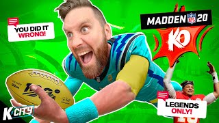 Drafting with VIEWER COMMENTS in KO SUPERSTAR  Madden NFL 20 on KCITY GAMING [upl. by Yrailih274]