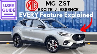 MG ZST Essence  Excite 13Turbo Complete User Guide  Full Handover Walkthrough 20242020 [upl. by Sewellyn]