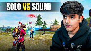 Garena Free Fire Solo vs Squad Challenges [upl. by Nirok896]