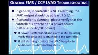 Critical Care Paramedic 7 Left Ventricular Assist Devices LVADs [upl. by Larkins157]