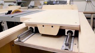 Sliding Table For The Table Saw ➲ DIY WoodWorking For Aug16 [upl. by Keavy94]