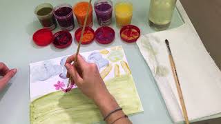 PINTURAS A BASE DE FRUTAS Y VEGETALES Michelle Rosenstock [upl. by Rosaline]