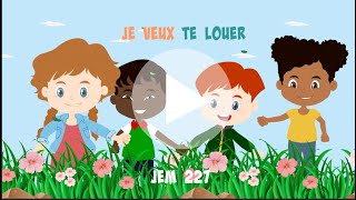 quotJe veux te louer quot chant chrétien pour enfant JEM 227  COVER Animkilonga [upl. by Aidnama]