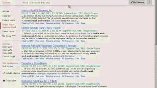 Legal Research Tutorial Finding Case Law Using Google Scholar [upl. by Halbeib]