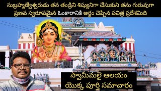 Swamimalai temple full tour in Telugu  Arupadai veedu  Story of Swamimalai Temple  Tamilnadu [upl. by Nosemyaj]