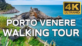 PORTO VENERE Italy ► Walking Tour  Top Things to Do 4K ► [upl. by Akehsyt]