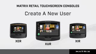 Matrix Retail Touchscreen ConsolesCreate a New User [upl. by Chadd425]