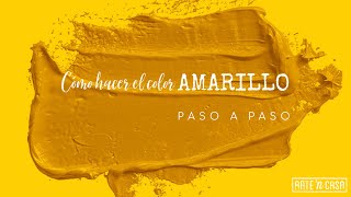 Cómo hacer el color amarillo [upl. by Anaehs]