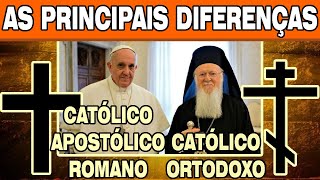 A DIFERENÇA Entre a Igreja Católica Apostólica Romana e Católica Ortodoxa [upl. by Rinna]