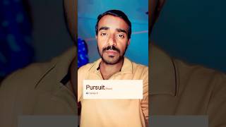 PURSUIT मतलब क्या होता है English Vocabulary  SSCBank Po vocabulary learnenglish ssc yt [upl. by Fontana138]